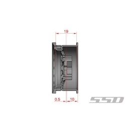 Jantes métal 1.55 Steel D Beadlock SSD 