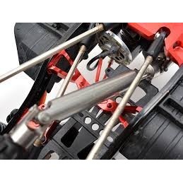 Renfort de chassis avant alu noir pour SCX10-II  BoomRacing